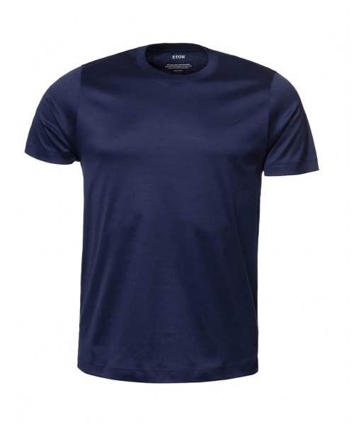 Eton Cotton T-shirt Dark Blue