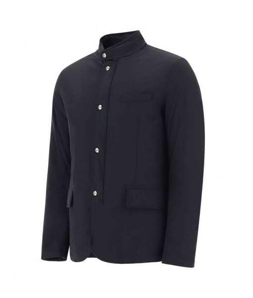 Cashmere Coat Herno Blue Dark