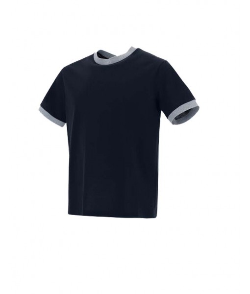 Short sleeve T-shirt Herno Blue Navy