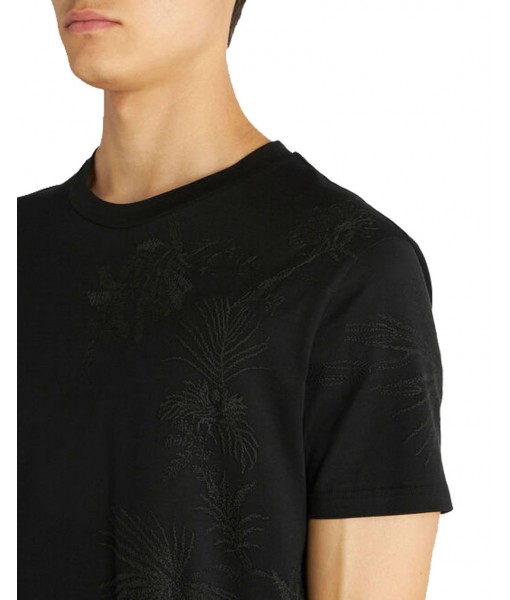 Etro Black Cotton T-shirt