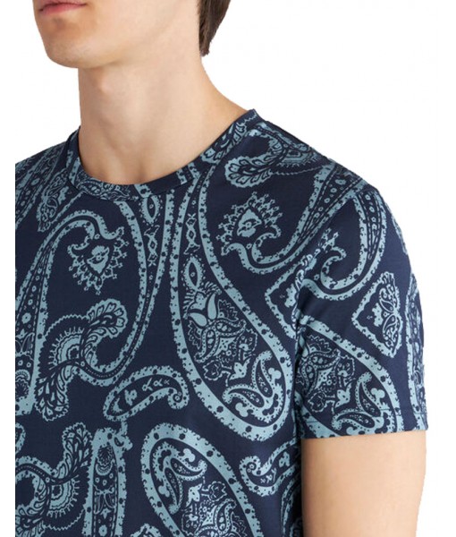 Etro All Over Paisley Cotton T-shirt 