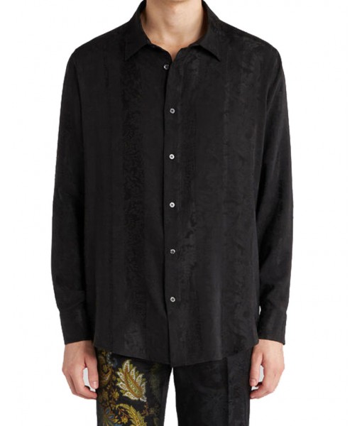Etro Jacquard Silk Shirt